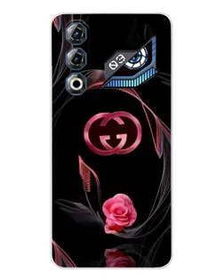 Чехол для ZTE Nubia Neo 3 GT с картинкой «Gucci — неоновая роза»