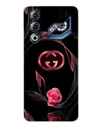 Чехол для ZTE Nubia Neo 3 GT с картинкой «Gucci — неоновая роза»