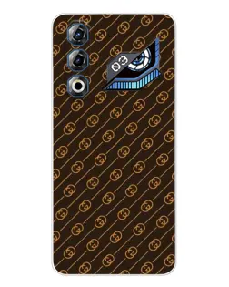 Чехол для ZTE Nubia Neo 3 GT с картинкой «Gucci — золотые диагонали»