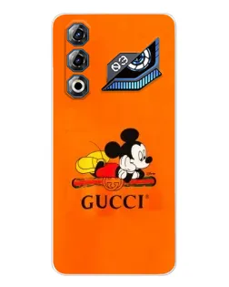 Чехол для ZTE Nubia Neo 3 GT с картинкой «Микки Маус Gucci — оранж»