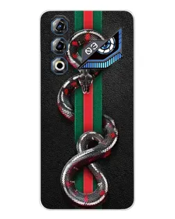 Чехол для ZTE Nubia Neo 3 GT с картинкой «Gucci — змея на полосе»