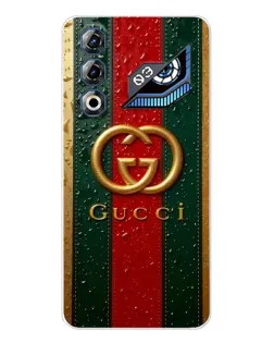 Чехол для ZTE Nubia Neo 3 GT с картинкой «Gucci — фирменная полоса и золото»