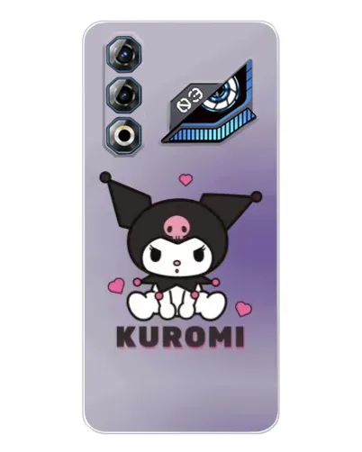 Чехол для ZTE Nubia Neo 3 GT с картинкой «Kuromi — фиолетовый арт»