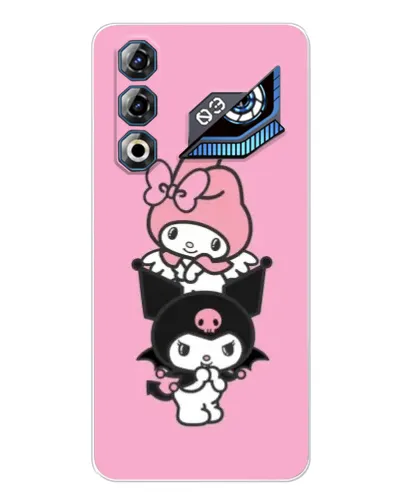 Чехол для ZTE Nubia Neo 3 GT с картинкой «My Melody и Kuromi»
