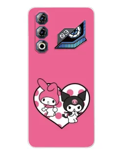 Чехол для ZTE Nubia Neo 3 GT с картинкой «Kuromi и My Melody»