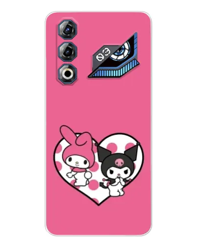 Чехол для ZTE Nubia Neo 3 GT с картинкой «Kuromi и My Melody»