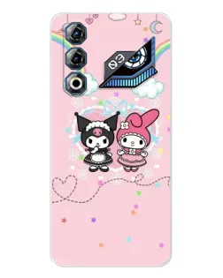 Чехол для ZTE Nubia Neo 3 GT с картинкой «My Melody и Kuromi»