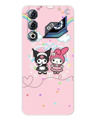 Чехол для ZTE Nubia Neo 3 GT с картинкой «My Melody и Kuromi»