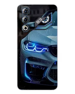 Чохол для ZTE Nubia Neo 3 GT з картинкою «Погляд BMW з синіми фарами»