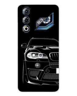 Чохол для ZTE Nubia Neo 3 GT з картинкою «Темний силует BMW»