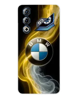 Чохол для ZTE Nubia Neo 3 GT з картинкою «Золотистий дим BMW»
