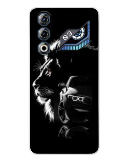 Чохол для ZTE Nubia Neo 3 GT з картинкою «BMW та лев»