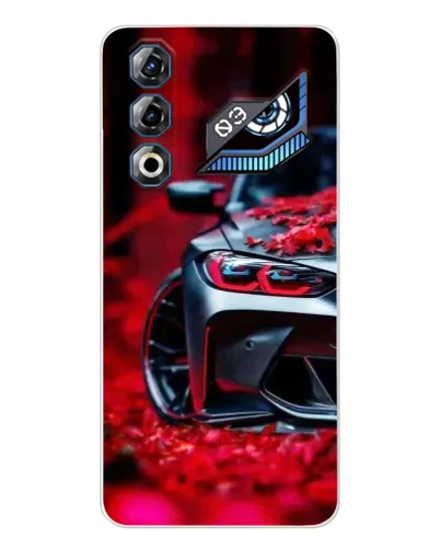 Чохол для ZTE Nubia Neo 3 GT з картинкою «Спортивна BMW та квіти» Чохол для ZTE Nubia Neo 3 GT з картинкою «Спортивна BMW та квіти»