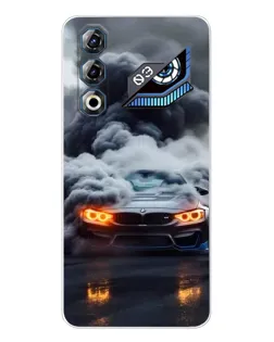 Чохол для ZTE Nubia Neo 3 GT з картинкою «BMW у диму»