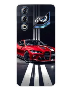Чохол для ZTE Nubia Neo 3 GT з картинкою «Червона BMW на дорозі»