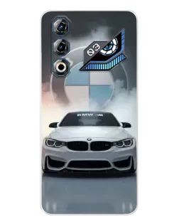 Чехол для ZTE Nubia Neo 3 GT с картинкой «BMW в белом дыму»