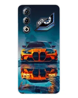 Чехол для ZTE Nubia Neo 3 GT с картинкой «BMW — золотая эмблема»