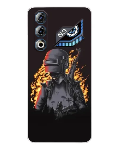 Чехол для ZTE Nubia Neo 3 GT с картинкой «PUBG — огненный силуэт» Чехол для ZTE Nubia Neo 3 GT с картинкой «PUBG — огненный силуэт»