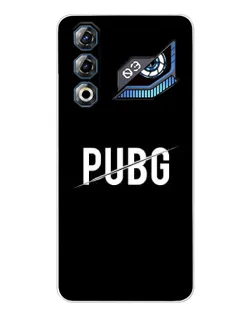 Чехол для ZTE Nubia Neo 3 GT с картинкой «PUBG — белый логотип»