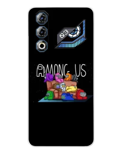 Чехол для ZTE Nubia Neo 3 GT с картинкой «Логотип Among Us»