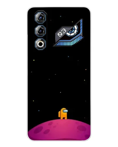 Чехол для ZTE Nubia Neo 3 GT с картинкой «Одинокий герой на планете»