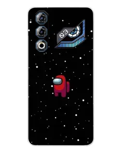 Чехол для ZTE Nubia Neo 3 GT с картинкой «Красный Among Us»