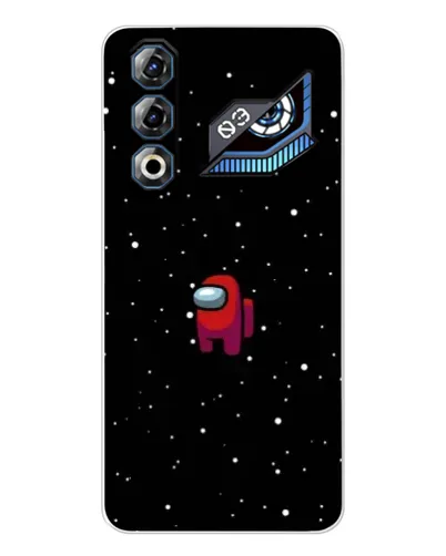 Чехол для ZTE Nubia Neo 3 GT с картинкой «Красный Among Us»