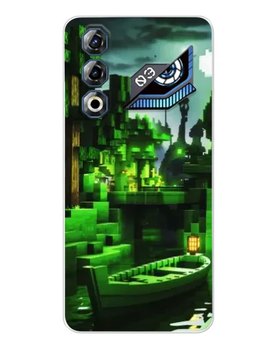 Чехол для ZTE Nubia Neo 3 GT с картинкой «Minecraft лесной пейзаж»