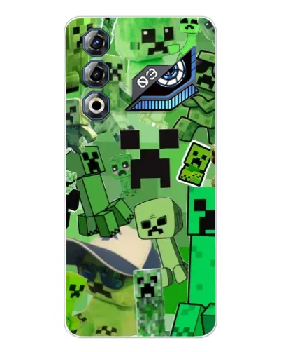 Чехол для ZTE Nubia Neo 3 GT с картинкой «Криперы Minecraft»