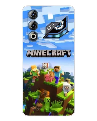 Чехол для ZTE Nubia Neo 3 GT с картинкой «Minecraft классический мир»