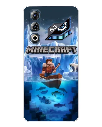 Чехол для ZTE Nubia Neo 3 GT с картинкой «Minecraft ледяной мир»