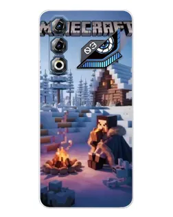 Чохол для ZTE Nubia Neo 3 GT з картинкою «Зимовий Minecraft»