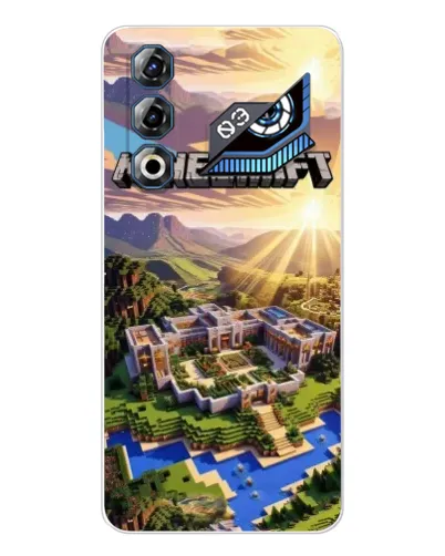 Чехол для ZTE Nubia Neo 3 GT с картинкой «Minecraft панорама»