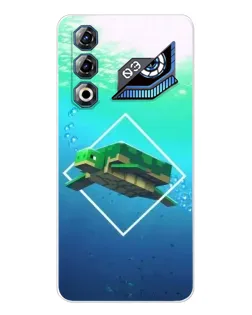Чохол для ZTE Nubia Neo 3 GT з картинкою «Черепаха Minecraft»