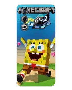 Чохол для ZTE Nubia Neo 3 GT з картинкою «Губка Боб Minecraft»