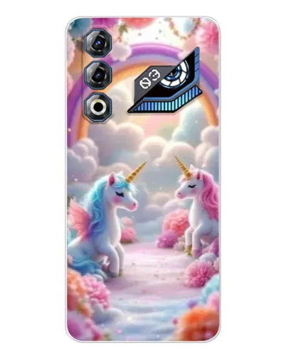 Чохол для ZTE Nubia Neo 3 GT з картинкою «Веселка і єдинороги» Чохол для ZTE Nubia Neo 3 GT з картинкою «Веселка і єдинороги»