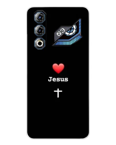 Чехол для ZTE Nubia Neo 3 GT с картинкой «Сердце - Jesus»