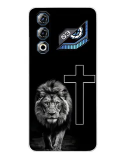 Чехол для ZTE Nubia Neo 3 GT с картинкой «Лев и Крест»