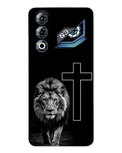 Чехол для ZTE Nubia Neo 3 GT с картинкой «Лев и Крест»