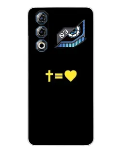 Чехол для ZTE Nubia Neo 3 GT с картинкой «Сердце и Крест»