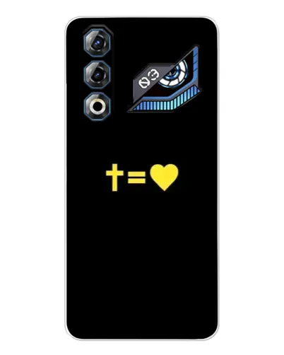 Чехол для ZTE Nubia Neo 3 GT с картинкой «Сердце и Крест»