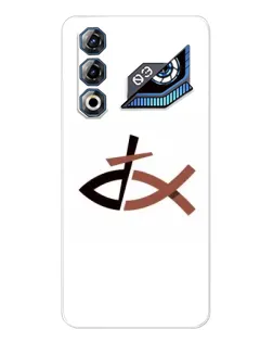 Чехол для ZTE Nubia Neo 3 GT с картинкой «Рыба и крест»