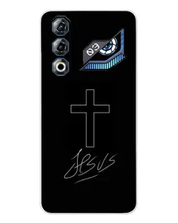 Чехол для ZTE Nubia Neo 3 GT с картинкой «Графический крест Jesus» Чехол для ZTE Nubia Neo 3 GT с картинкой «Графический крест Jesus»