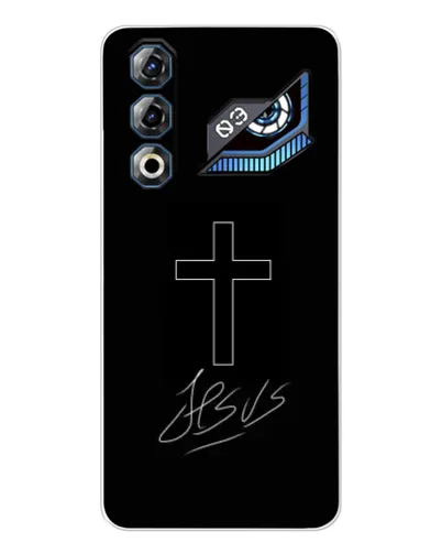 Чехол для ZTE Nubia Neo 3 GT с картинкой «Графический крест Jesus» Чехол для ZTE Nubia Neo 3 GT с картинкой «Графический крест Jesus»
