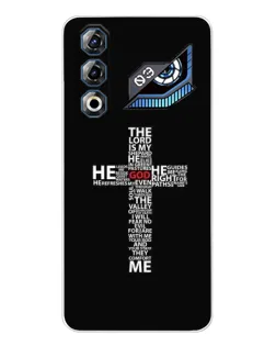 Чехол для ZTE Nubia Neo 3 GT с картинкой «Текстовый крест» Чехол для ZTE Nubia Neo 3 GT с картинкой «Текстовый крест»