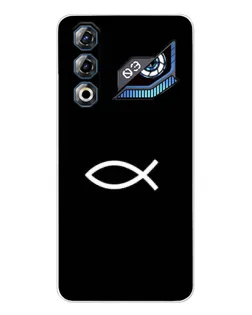 Чехол для ZTE Nubia Neo 3 GT с картинкой «Символ рыбы Jesus» Чехол для ZTE Nubia Neo 3 GT с картинкой «Символ рыбы Jesus»