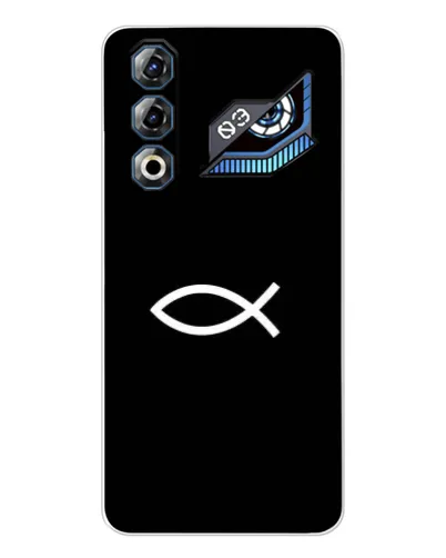 Чехол для ZTE Nubia Neo 3 GT с картинкой «Символ рыбы Jesus» Чехол для ZTE Nubia Neo 3 GT с картинкой «Символ рыбы Jesus»