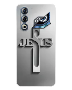 Чехол для ZTE Nubia Neo 3 GT с картинкой «Металлический крест Jesus» Чехол для ZTE Nubia Neo 3 GT с картинкой «Металлический крест Jesus»