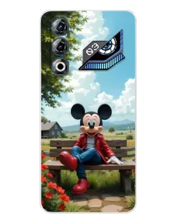 Чехол для ZTE Nubia Neo 3 GT с картинкой «Микки на скамейке»