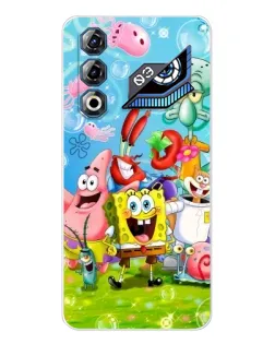 Чехол для ZTE Nubia Neo 3 GT с картинкой «Губка Боб и друзья»